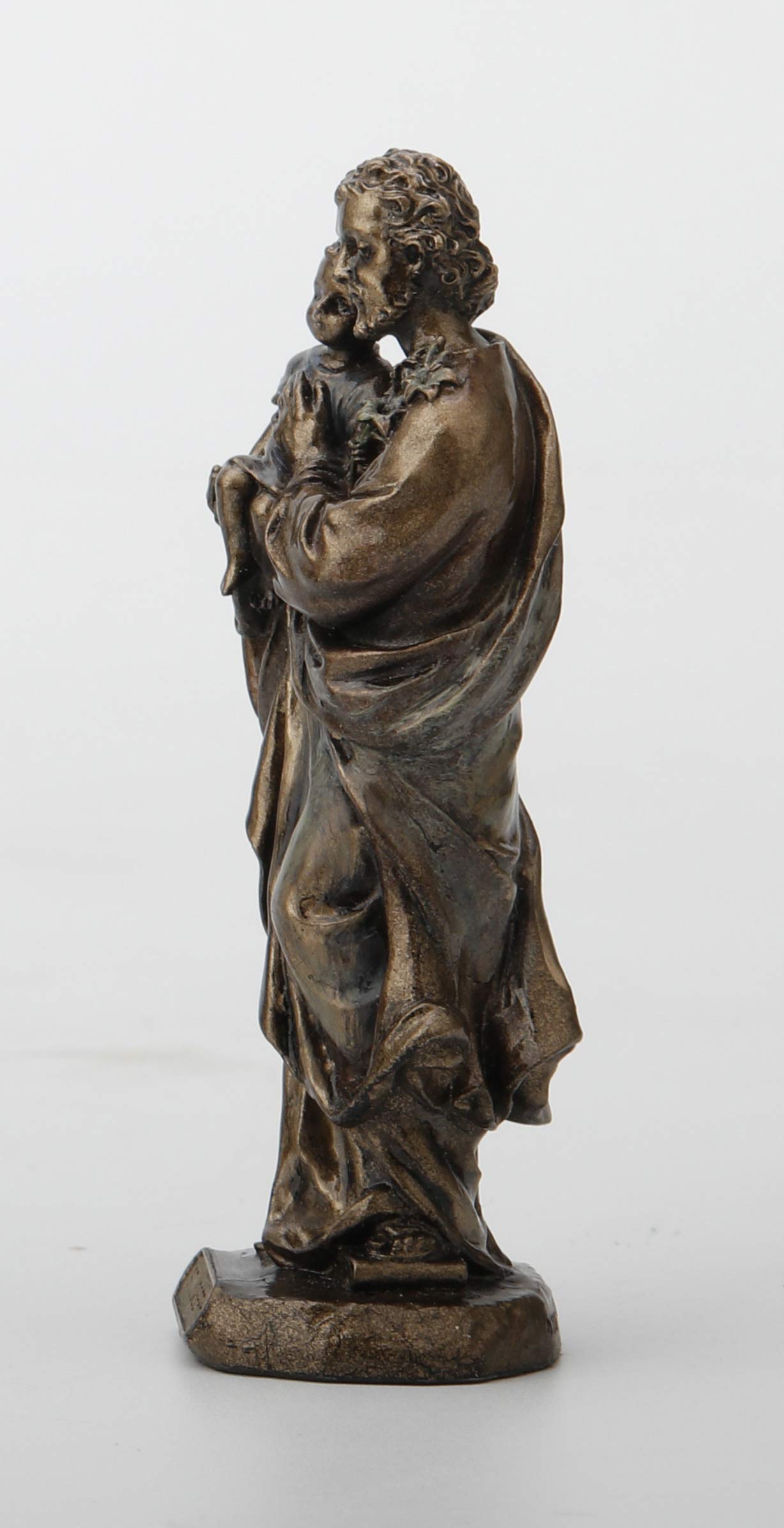 Amazon.com: Veronese Design 3 3/8 Inch Saint Joseph Cast Resin